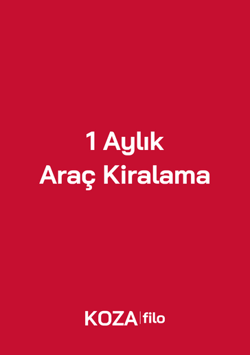 1 Aylık Araç Kiralama